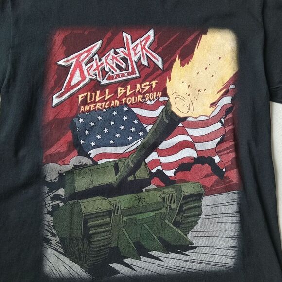 Gildan Black Betrayer F.T.M. Heavy Cotton Thrash Metal Band T-Shirt Adult Medium - Picture 4 of 12